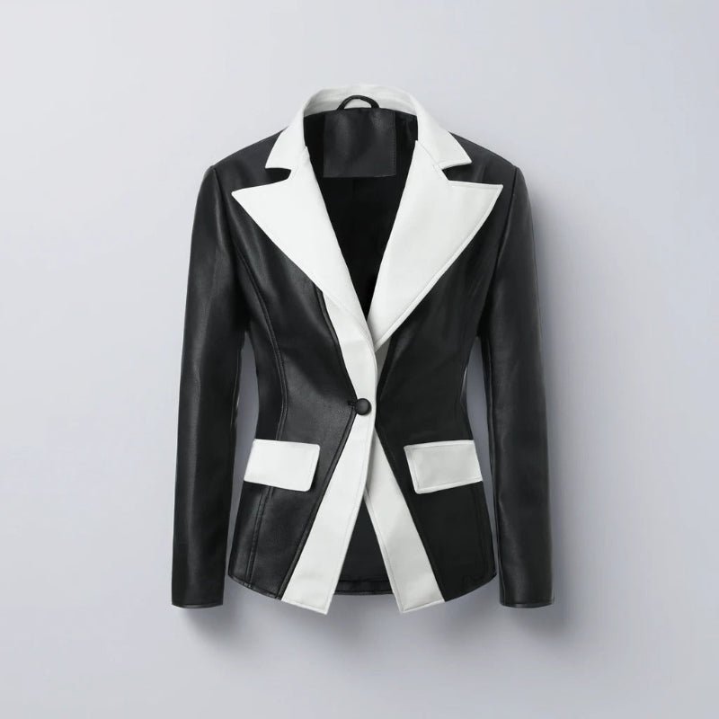 VICKY™ LEATHER BLAZER (XS ) - | Zavonix