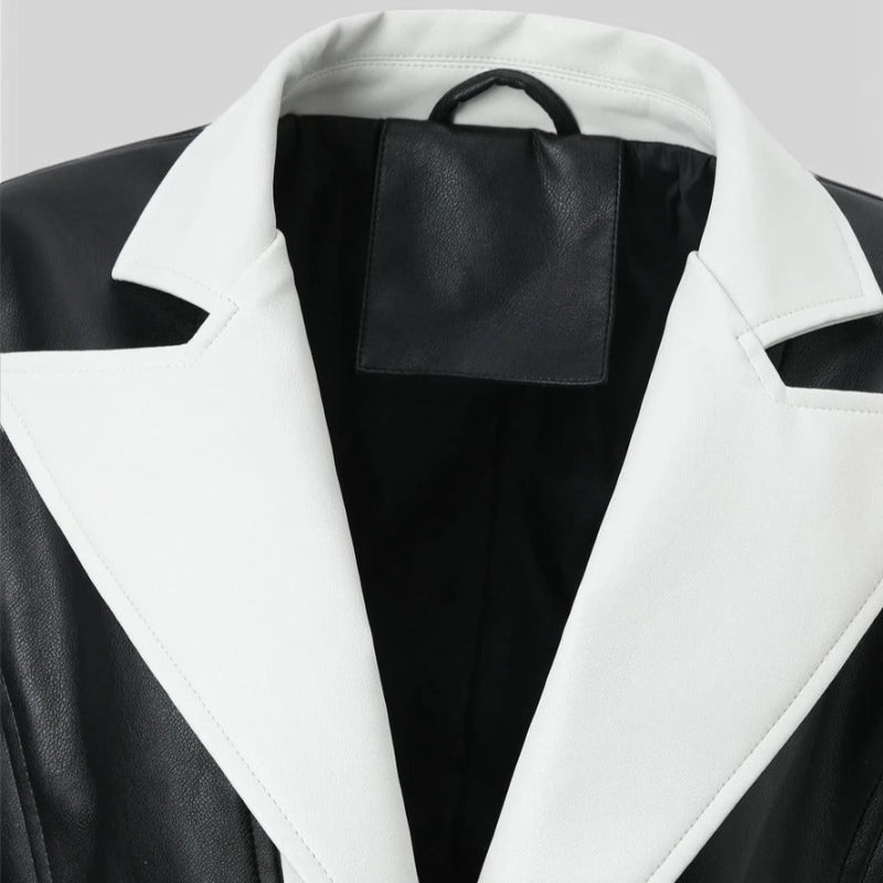 VICKY™ LEATHER BLAZER (XS ) - | Zavonix