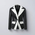 VICKY™ LEATHER BLAZER (XS ) - | Zavonix