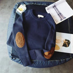 "Vintage Classic" Luxe Wool Jumper - Premium Wool Sweater (Red XS) - | Zavonix