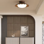 Vintage Flush Mount Ceiling Light with Acrylic Glow – Elegant Flower Design 7