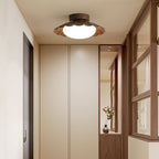 Vintage Flush Mount Ceiling Light with Acrylic Glow – Elegant Flower Design 5