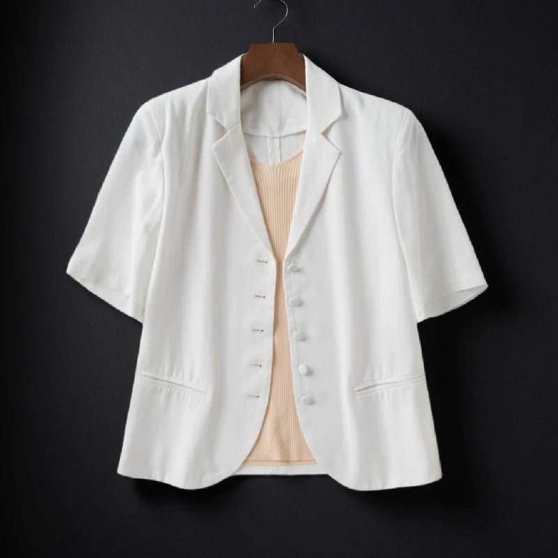 VintageEdge™ — Command Attention with Effortless Style and Unstoppable Confidence (White XS) - | Zavonix