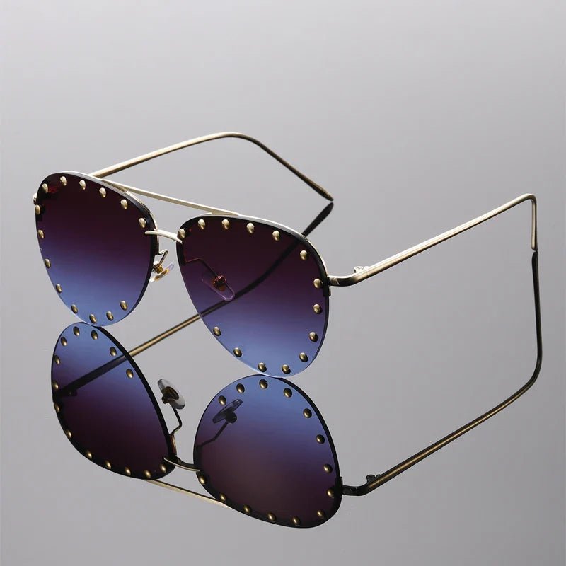 Viora — Gradient Polarized Sunglasses with UV 400 Protection (Pink ) - | Zavonix