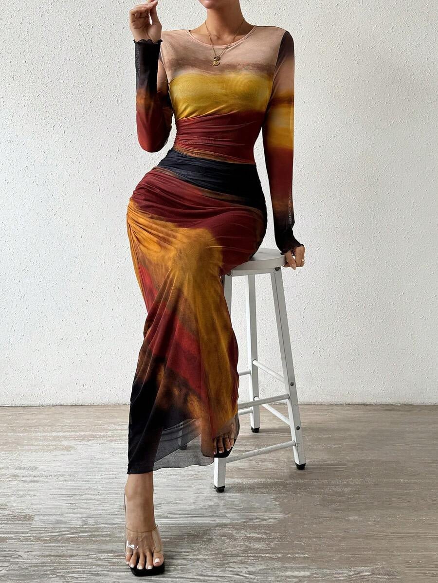 Virea Printed Maxi Dress product image 4