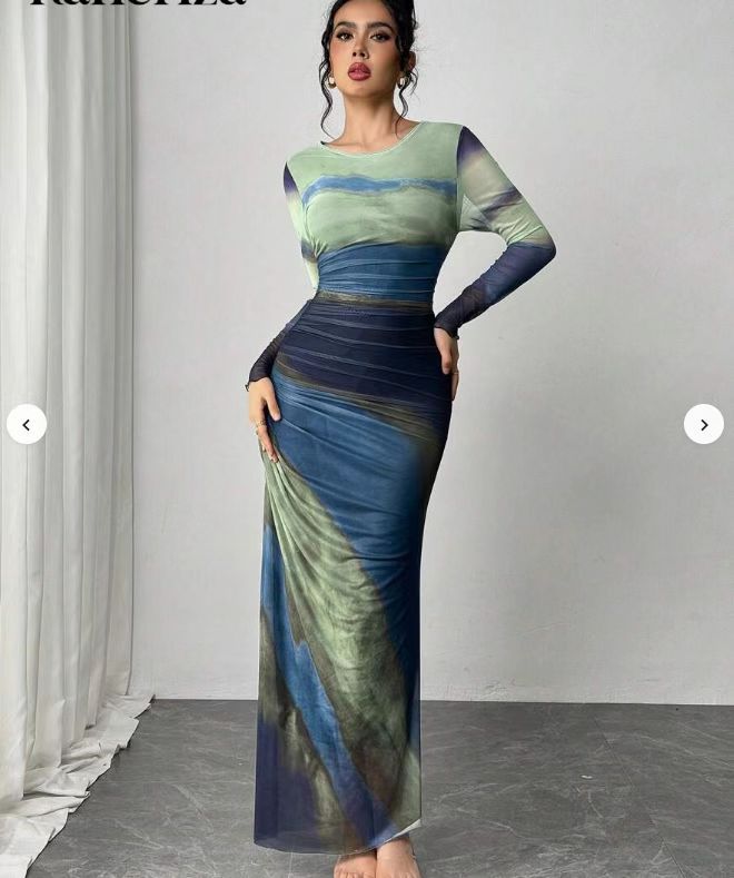 Virea Printed Maxi Dress product image 9