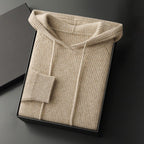 VITO™ MERINO WOOL HOODIE (Beige XS) - | Zavonix