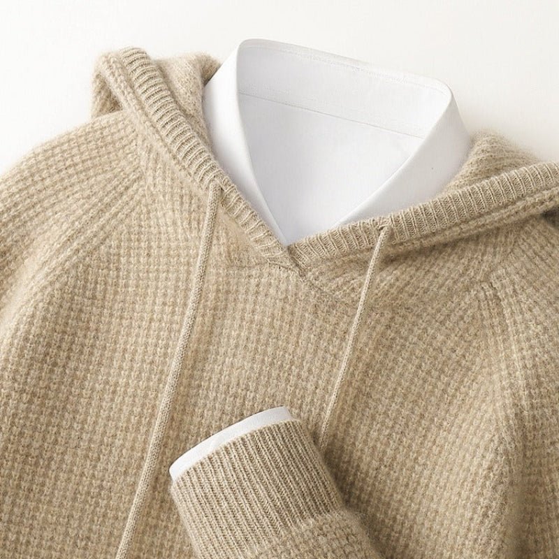 VITO™ MERINO WOOL HOODIE (Navy Blue XS) - | Zavonix