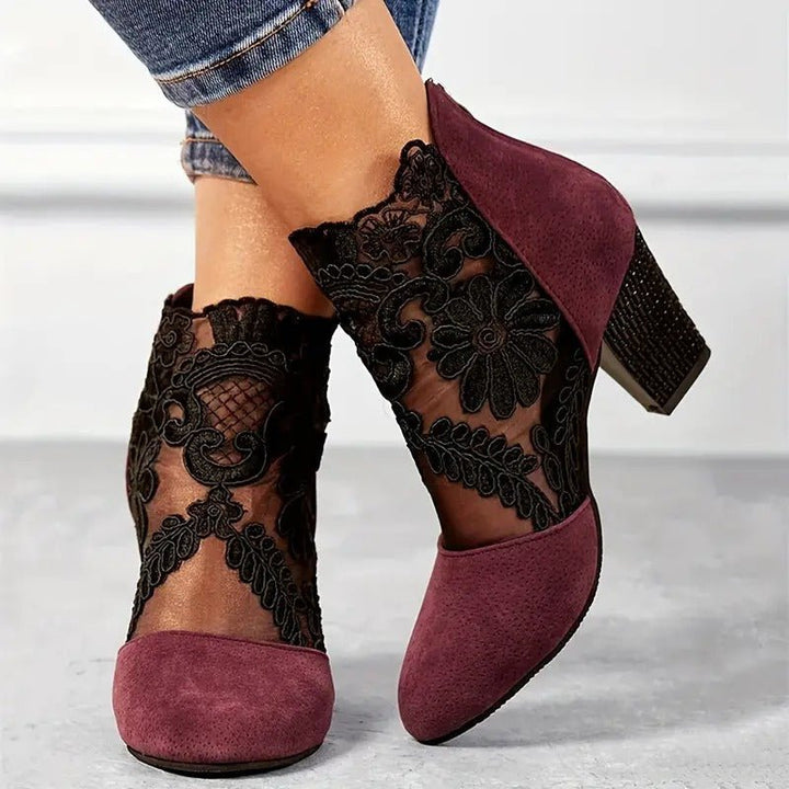 Vivienne Lace-Panel Pumps product image 2