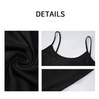 ViviLuxe™ Ankle - Length Camisole Dress — Own Every Curve and Command Every Room with Effortless Glamour (S black) - Dress | Zavonix