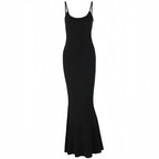 ViviLuxe™ Ankle - Length Camisole Dress — Own Every Curve and Command Every Room with Effortless Glamour (S black) - Dress | Zavonix