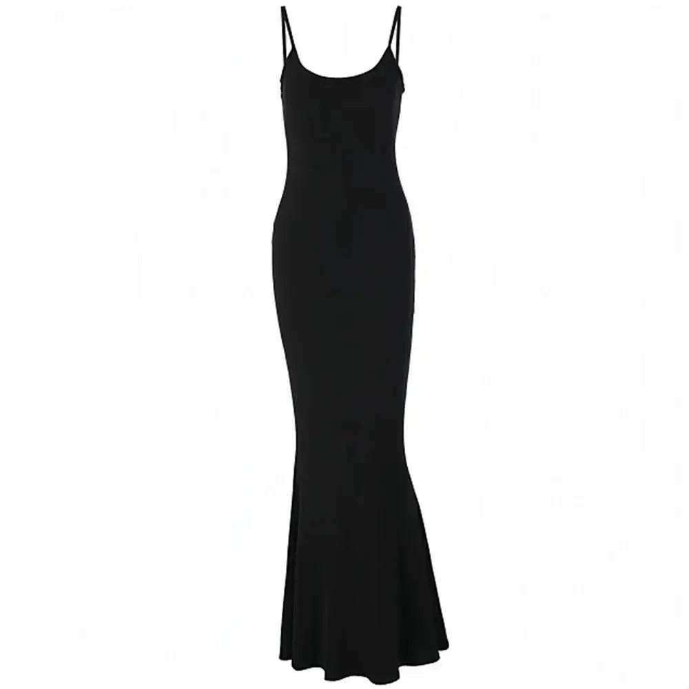 ViviLuxe™ Ankle - Length Camisole Dress — Own Every Curve and Command Every Room with Effortless Glamour (S black) - Dress | Zavonix