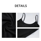 ViviLuxe™ Ankle - Length Camisole Dress — Own Every Curve and Command Every Room with Effortless Glamour (S black) - Dress | Zavonix