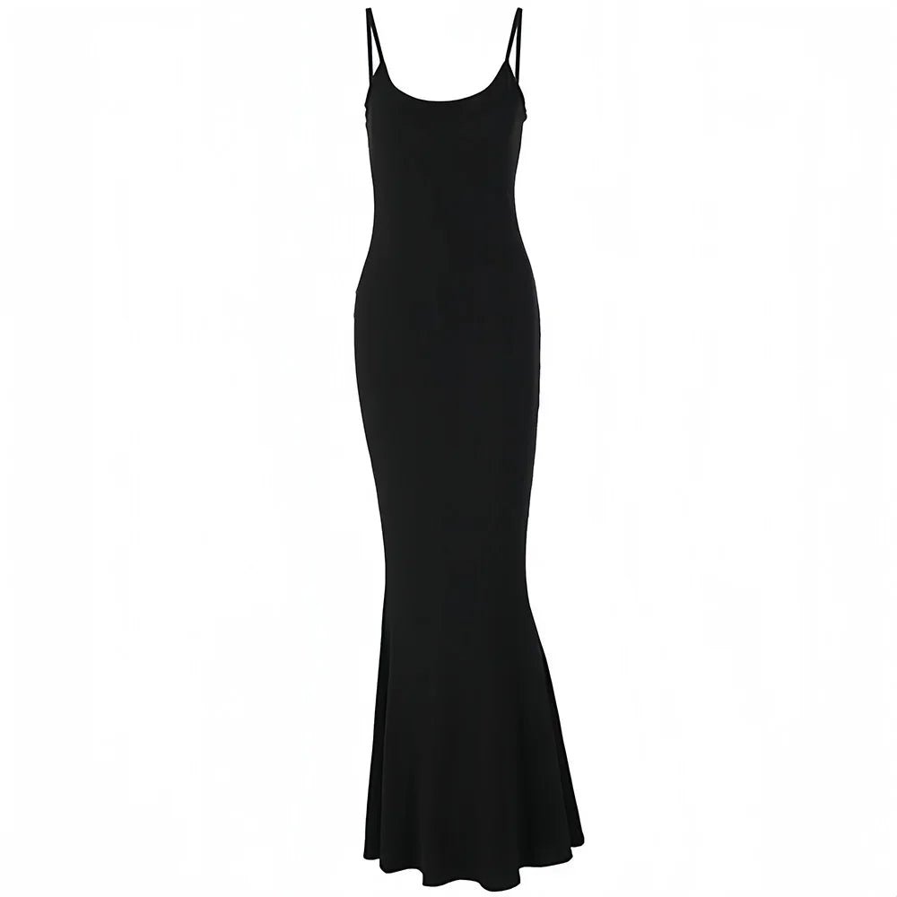 ViviLuxe™ Ankle - Length Camisole Dress — Own Every Curve and Command Every Room with Effortless Glamour (S black) - Dress | Zavonix