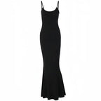 ViviLuxe™ Ankle - Length Camisole Dress — Own Every Curve and Command Every Room with Effortless Glamour (S black) - Dress | Zavonix