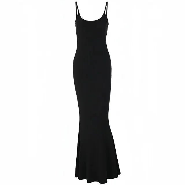 ViviLuxe™ Ankle - Length Camisole Dress — Own Every Curve and Command Every Room with Effortless Glamour (S black) - Dress | Zavonix