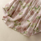 VOILE LINEN BLOUSE (XS ) - | Zavonix