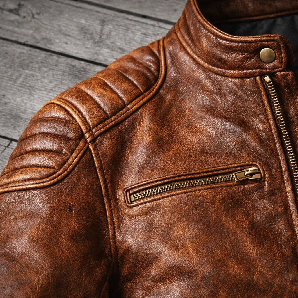 Vordrake Quilted Leather Jacket product image 5