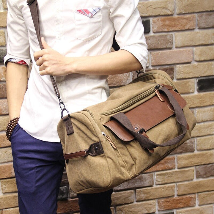 Voyager - Large Capacity Bag by Voyager (Khaki ) - | Zavonix