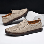 Watford Leather Slip - Ons (Gray US 6 / EU 38) - | Zavonix