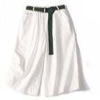 Wide - Leg Linen Shorts™ — Own Every Step with Effortless Cool and Confidence (White XS) - | Zavonix