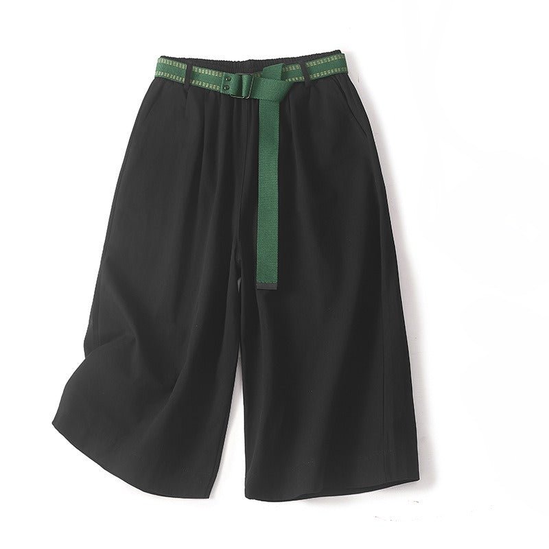 Wide - Leg Linen Shorts™ — Own Every Step with Effortless Cool and Confidence (White XS) - | Zavonix