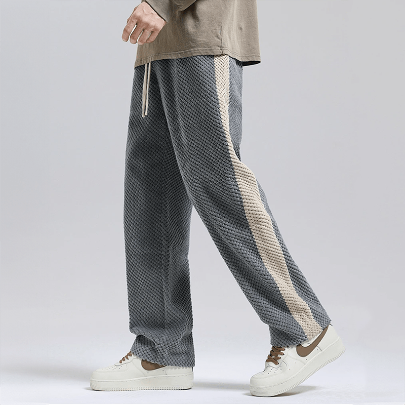 Waffle Velveteen Joggers (Gray S) - New Arrivals | Zavonix