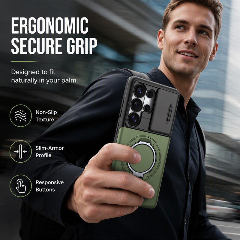 Wallet Phone Case Four Card Storage Sliding Lens Cover Product Image 08