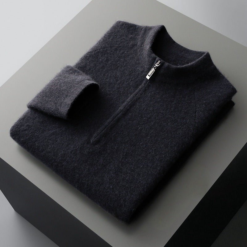 WALTER™ WOOL KNIT CARDIGAN (Black XS) - | Zavonix