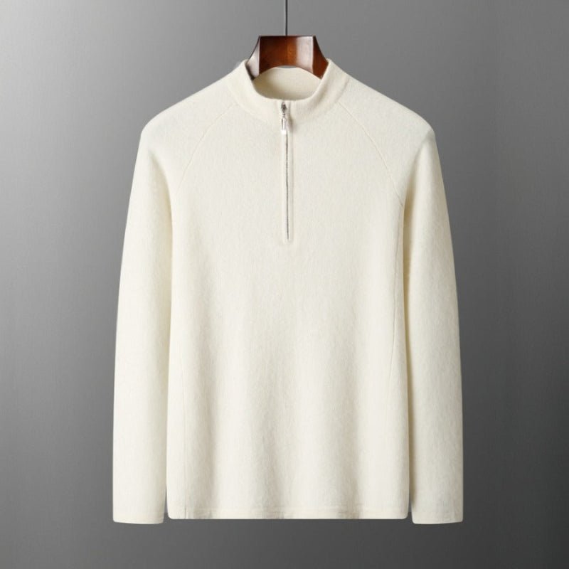 WALTER™ WOOL KNIT CARDIGAN (White XS) - | Zavonix