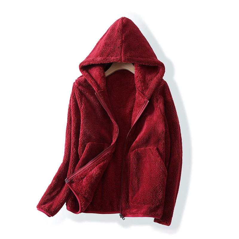 WarmEmbrace Hoodie™ — Wrap Yourself in Unstoppable Softness and Cozy Confidence (Red XS) - | Zavonix