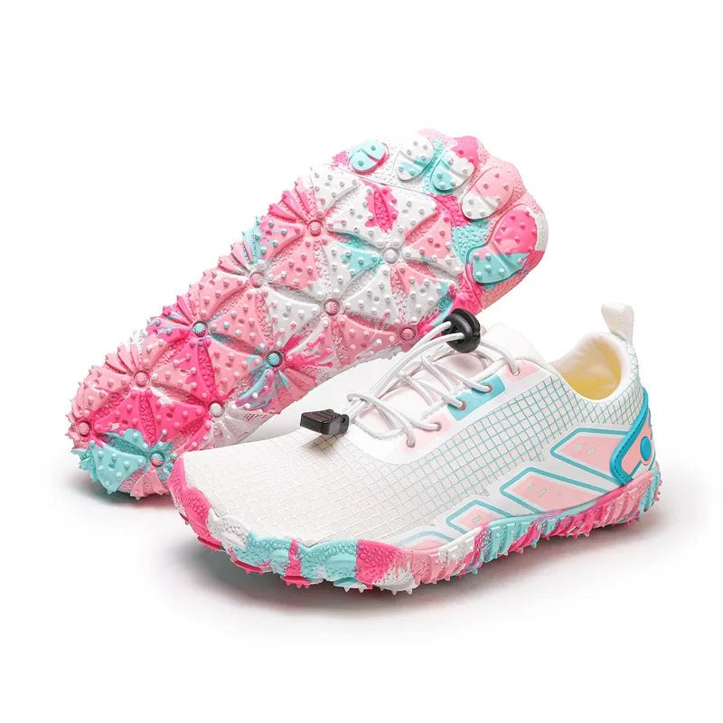 Water Adventure Shoes — Durable Quick - Dry Footwear with Superior Grip (A9925 WHITE PINK 39) - | Zavonix