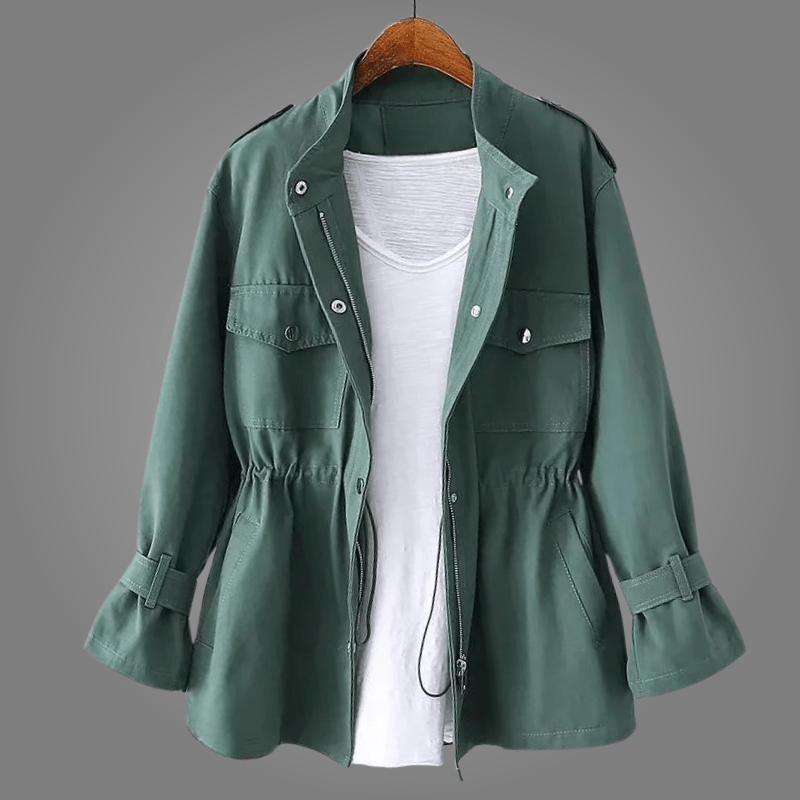 Waxed Cotton Jacket™ — Defy Every Storm and Own Your Power in Style (Green XS) - | Zavonix