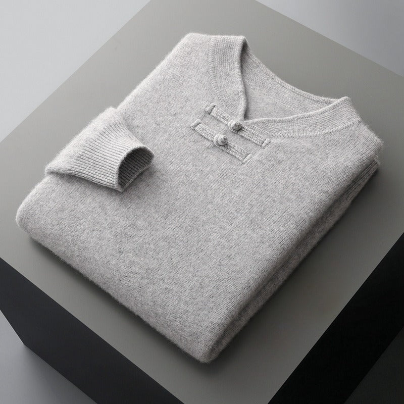 WESTON™ MERINO WOOL PULLOVER (Light Gray XS) - | Zavonix