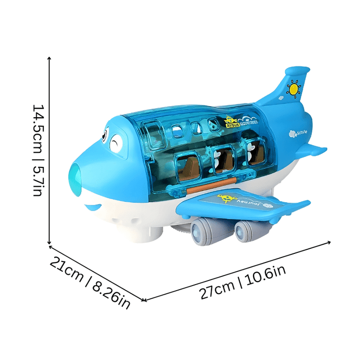 Whirljet Electric Airplane Toy Lights Music Figures Product Image 03