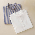 WHISPER LINEN TOP (Blue XS) - | Zavonix