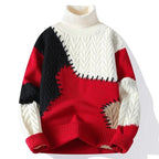 "Wilderness" Patchwork Sweater (Black XS) - | Zavonix