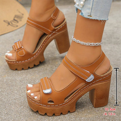 Willow Adjustable Platform Sandals Product Image 12