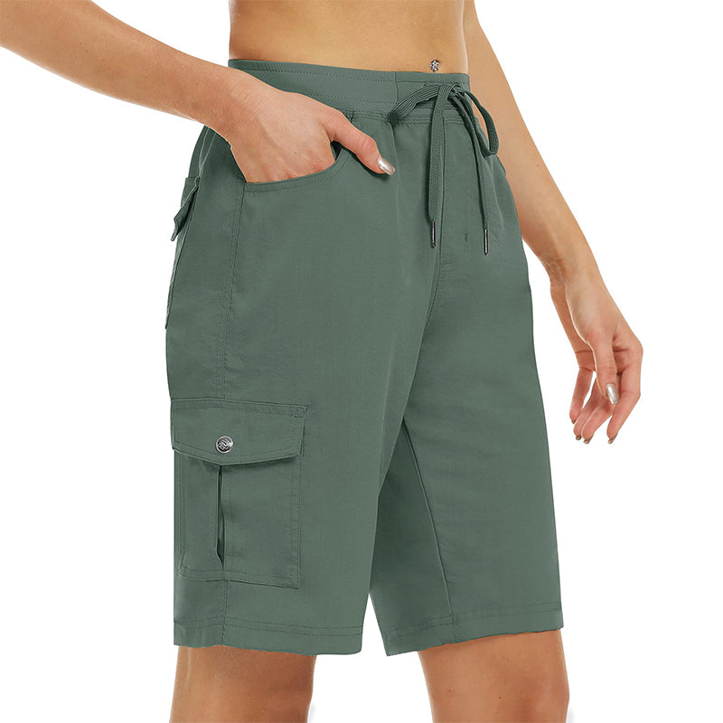 Willow Womens Quick Dry Cargo Shorts Secure Pockets Product Image 01