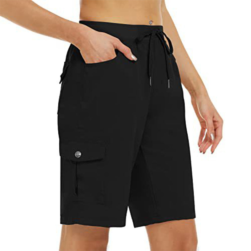 Willow Womens Quick Dry Cargo Shorts Secure Pockets Product Image 12