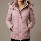 Wina Women's Puffer Jacket | Hooded Slim Fit Design, Insulating Warmth