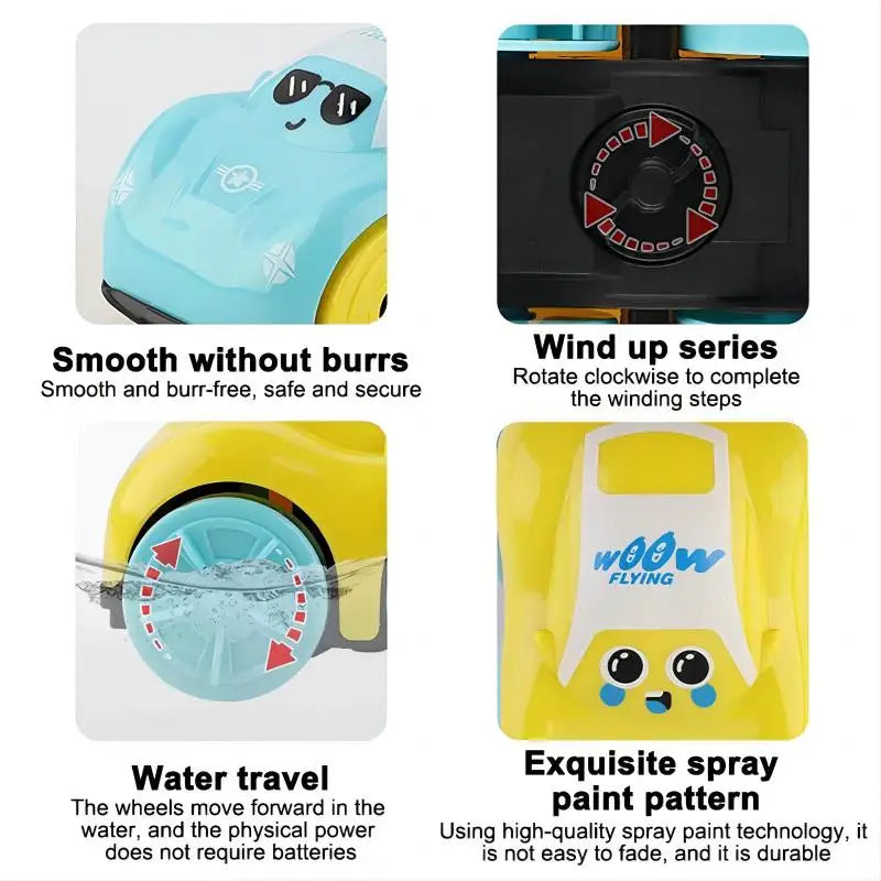 Close-ups of the toy car&