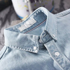 Westlake Denim Shirt (Light Blue S) - Denim shirt | Zavonix