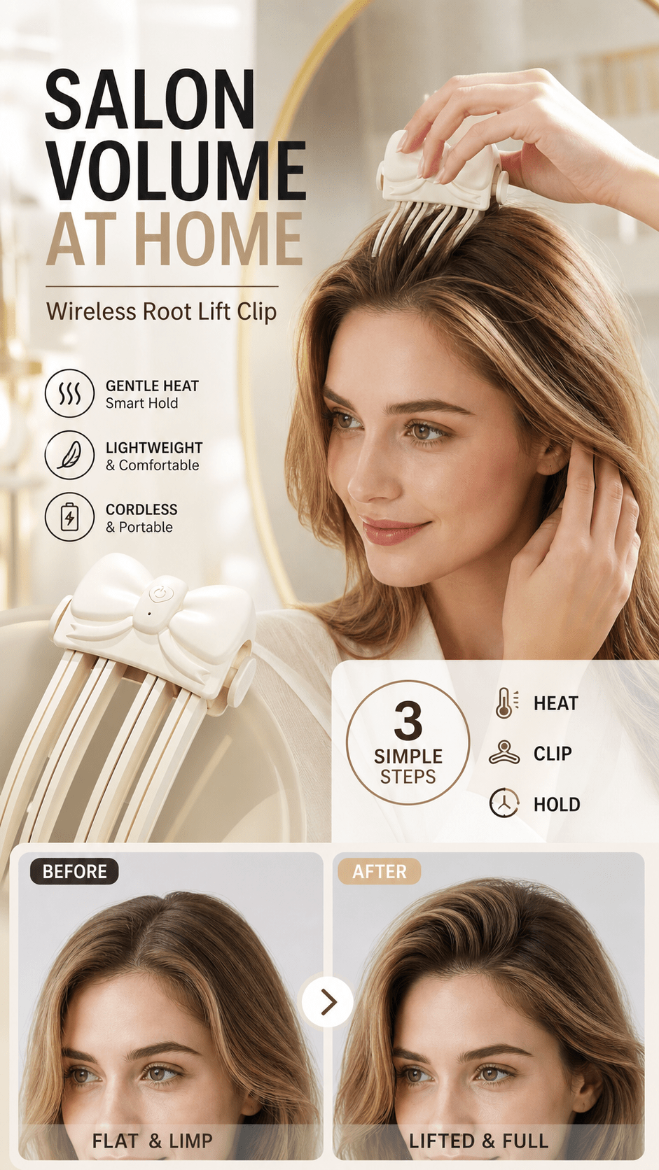 Wireless Heated Root Volume Clip Product Image 04