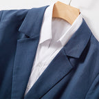 WhisperLoom™ Jacket — Own Every Room with Featherlight Confidence and Cool Authority (Beige XS) - | Zavonix