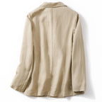 WhisperLoom™ Jacket — Own Every Room with Featherlight Confidence and Cool Authority (Beige XS) - | Zavonix