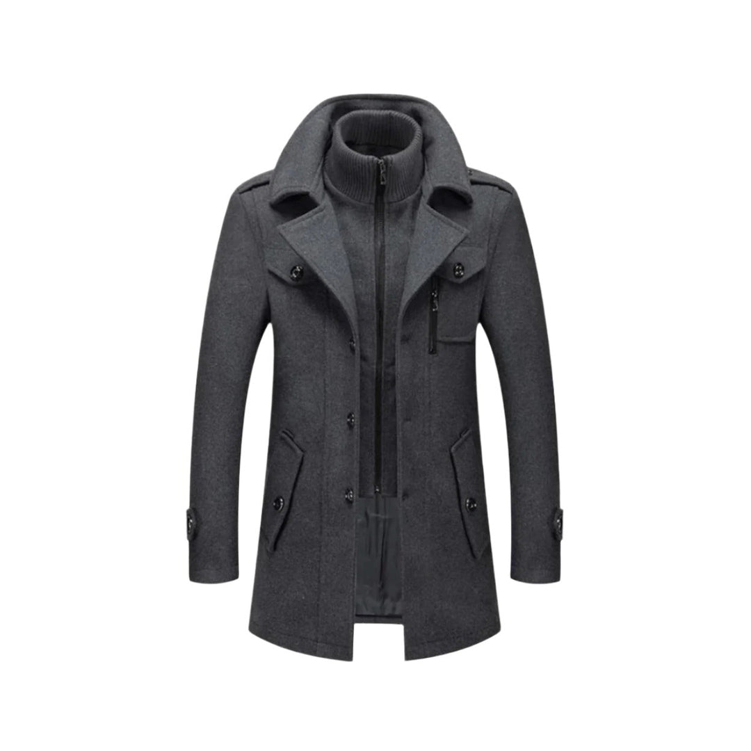 Woldriven Double-Collar Coat product image 7