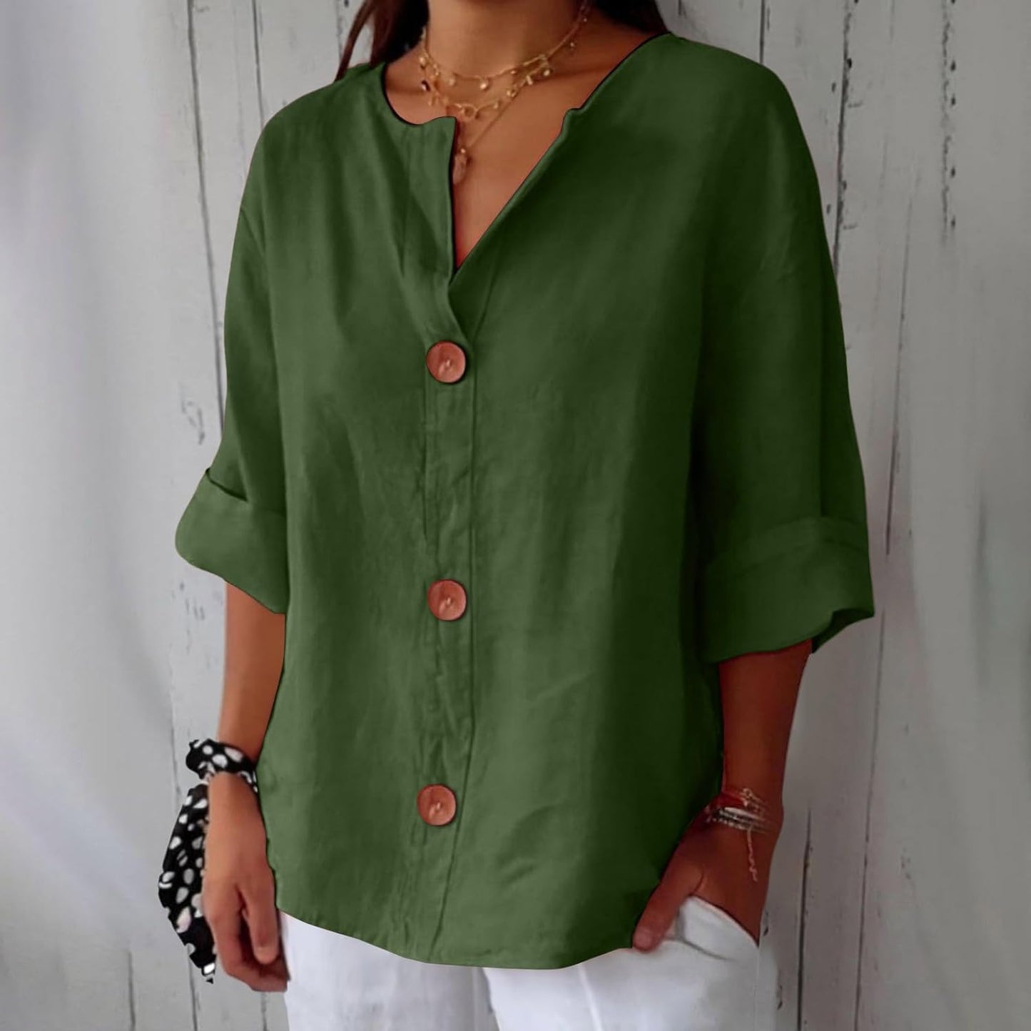 Women's Blouse Relaxed Fit Airy Design | Casual Spring And Summer Wear 9