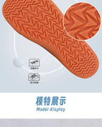 Women's Breathable Walking Sneakers — Extra - Wide Comfort with Flexible Support (Dark Grey 44) - | Zavonix