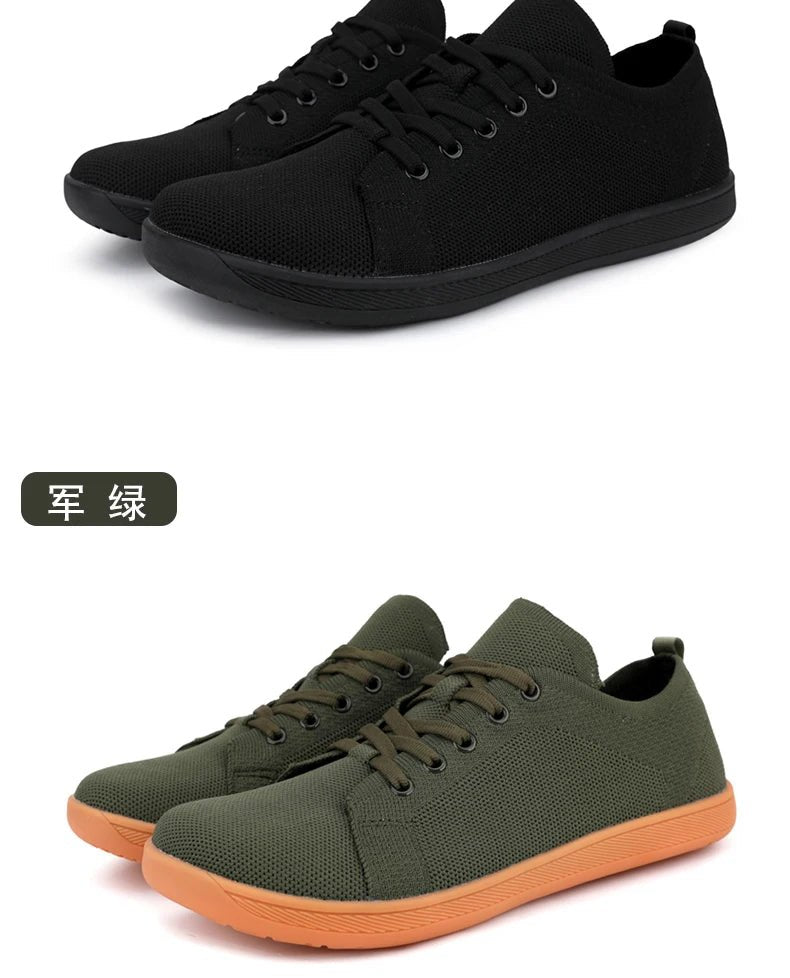 Women's Breathable Walking Sneakers — Extra - Wide Comfort with Flexible Support (Dark Grey 44) - | Zavonix